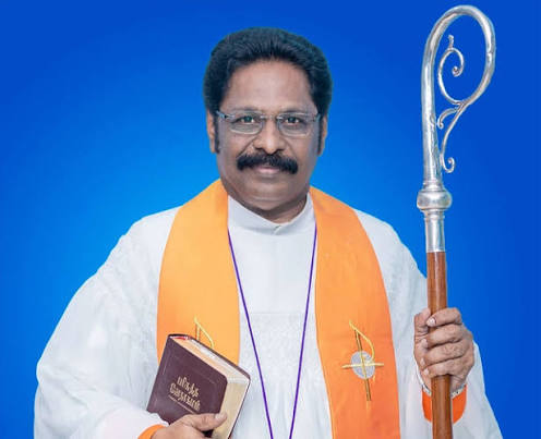 The Rt. Rev. Dr. D. Jeyasingh Prince Prabhakaran, Bishop of the Madurai-Ramnad Diocese of the Church of South India